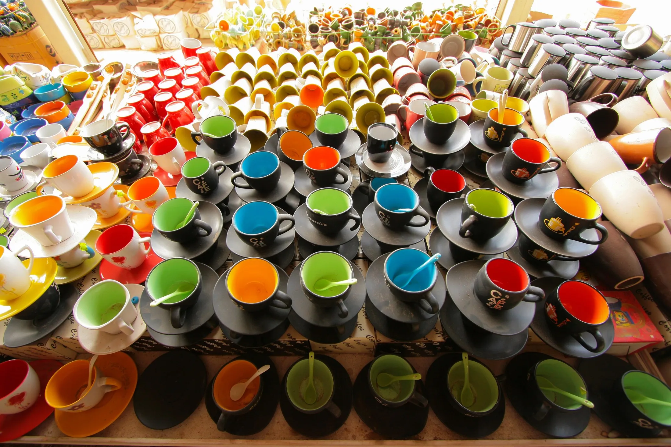 Tazas del mercado (Cerámica): se agotaron en un finde!. Foto de muestra.